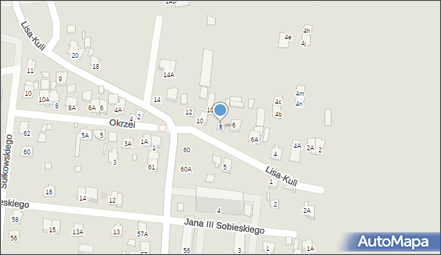 Piastów, Lisa-Kuli Leopolda, płk., 8, mapa Piastów