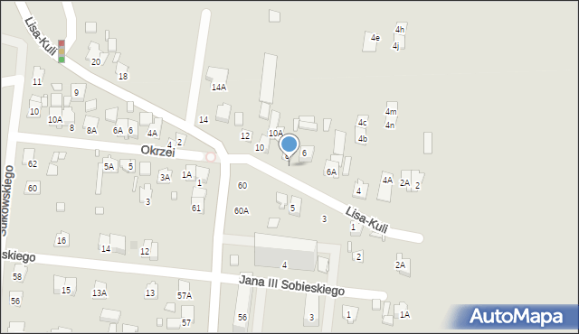 Piastów, Lisa-Kuli Leopolda, płk., 8A, mapa Piastów
