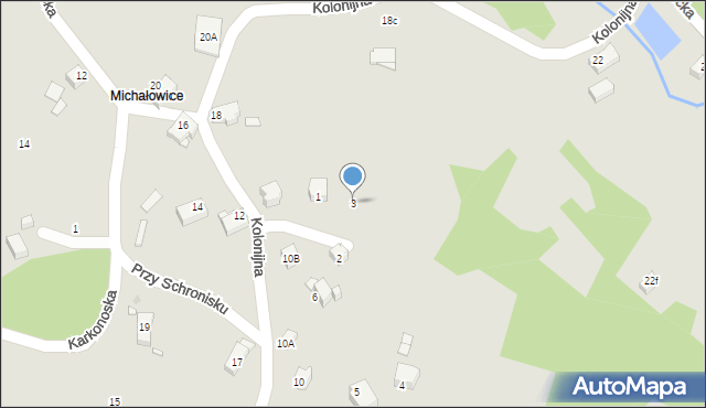 Piechowice, Liczyrzepy, 3, mapa Piechowice