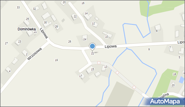 Piotrowice, Lipowa, 11, mapa Piotrowice