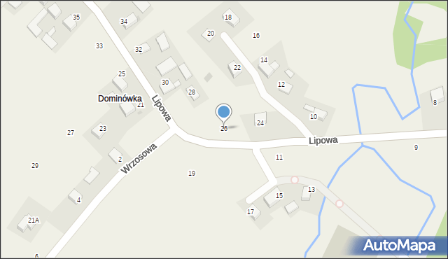 Piotrowice, Lipowa, 26, mapa Piotrowice