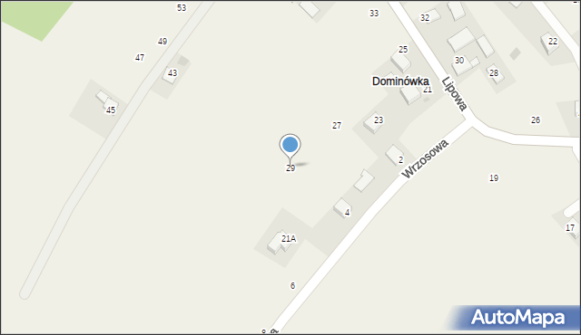 Piotrowice, Lipowa, 29, mapa Piotrowice