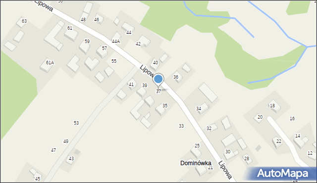 Piotrowice, Lipowa, 37, mapa Piotrowice