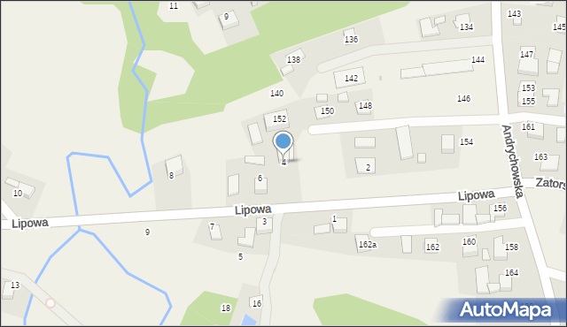 Piotrowice, Lipowa, 4, mapa Piotrowice