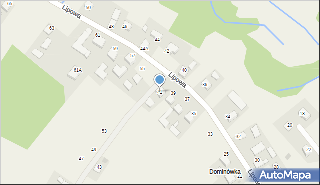 Piotrowice, Lipowa, 41, mapa Piotrowice