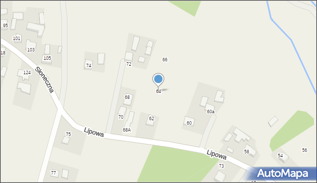 Piotrowice, Lipowa, 64, mapa Piotrowice