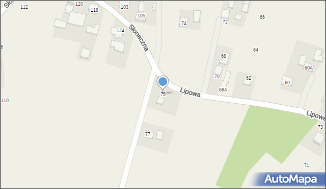 Piotrowice, Lipowa, 75, mapa Piotrowice