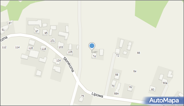 Piotrowice, Lipowa, 76, mapa Piotrowice