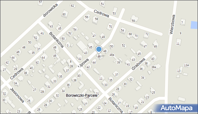 Płock, Lipowa, 46, mapa Płock