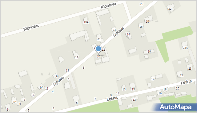 Podgórze, Lipowa, 10, mapa Podgórze