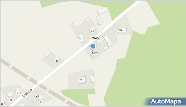 Podgórze, Lipowa, 30, mapa Podgórze