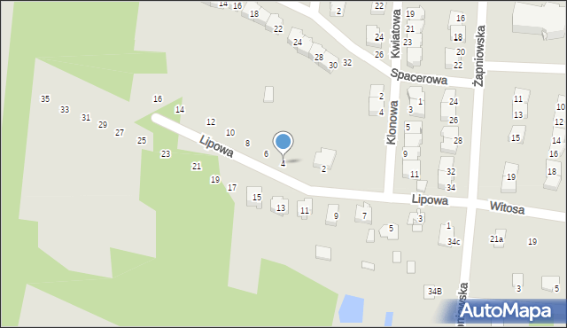 Połaniec, Lipowa, 4, mapa Połaniec