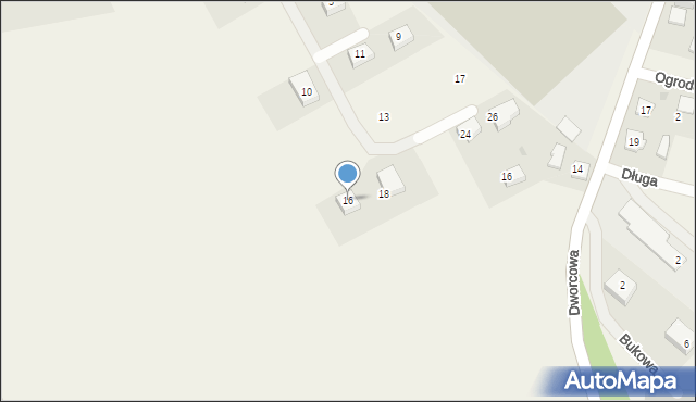 Połchowo, Lipowa, 16, mapa Połchowo