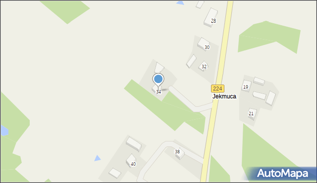 Połęczyno, Lipowa, 34, mapa Połęczyno