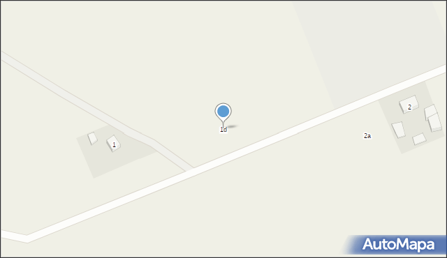 Potęgowo, Liliowa, 1d, mapa Potęgowo