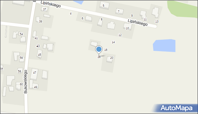 Pręgowo, Lipińskiego Witalisa, 18, mapa Pręgowo