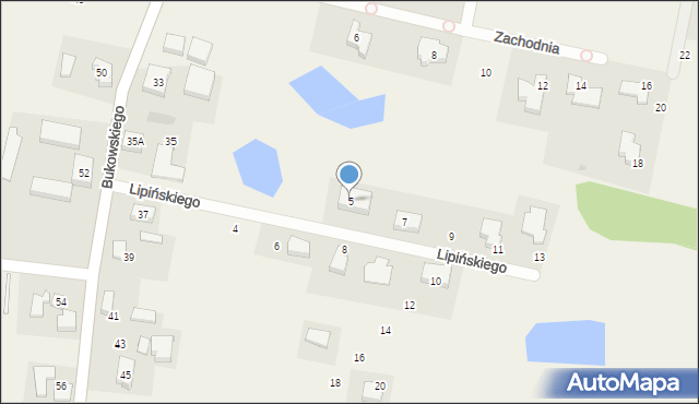 Pręgowo, Lipińskiego Witalisa, 5, mapa Pręgowo