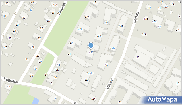 Pruszków, Lipowa, 42f, mapa Pruszków