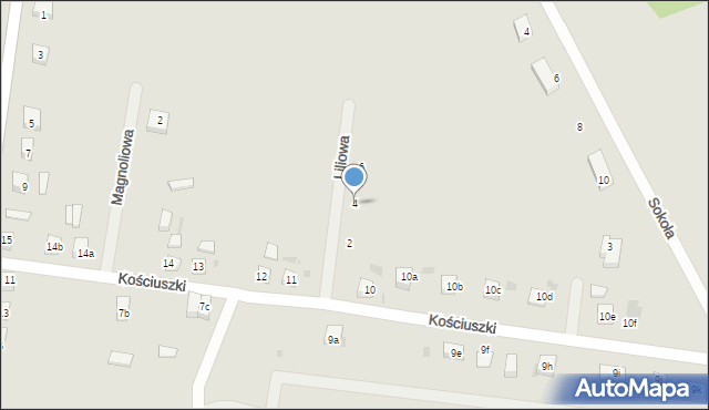 Przemków, Liliowa, 4, mapa Przemków