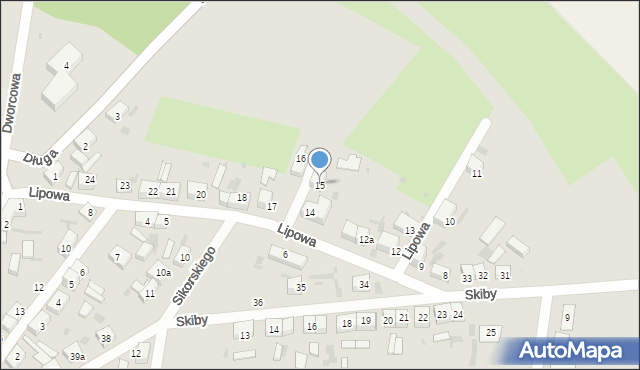 Przemków, Lipowa, 15, mapa Przemków