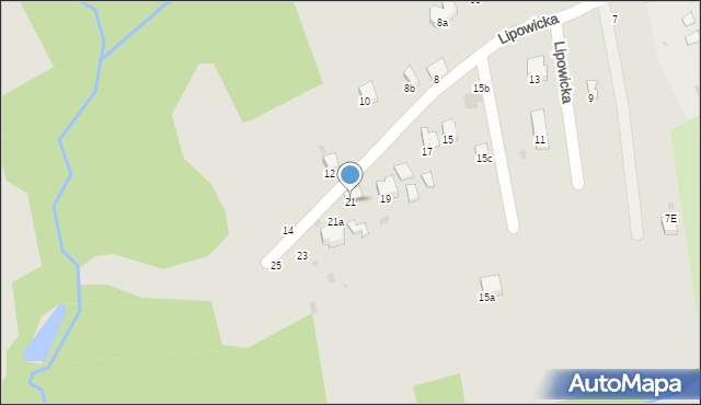 Przemyśl, Lipowicka, 21, mapa Przemyśla