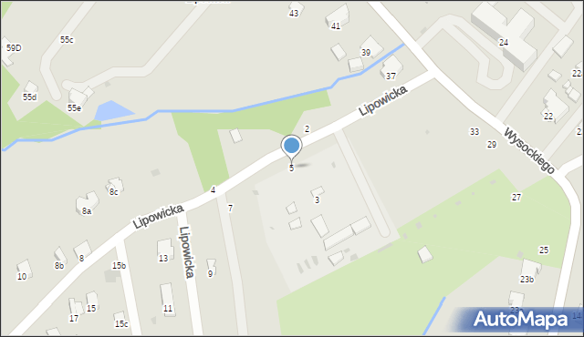 Przemyśl, Lipowicka, 5, mapa Przemyśla
