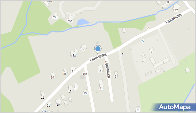 Przemyśl, Lipowicka, 6, mapa Przemyśla