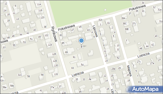 Przeźmierowo, Lipcowa, 8, mapa Przeźmierowo