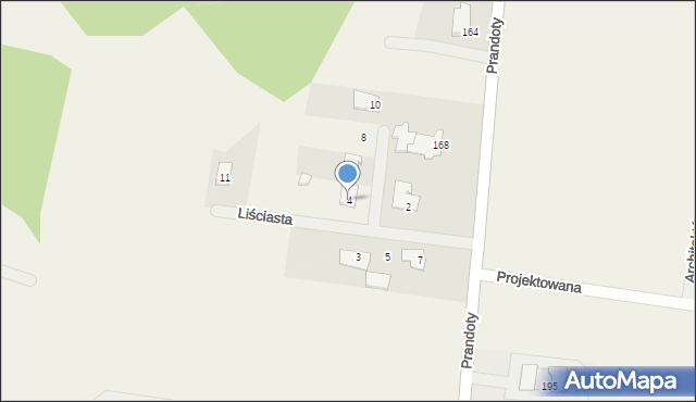 Przyprostynia, Liściasta, 4, mapa Przyprostynia