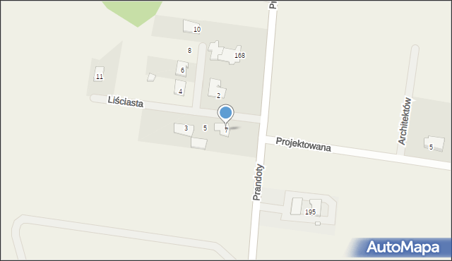Przyprostynia, Liściasta, 7, mapa Przyprostynia