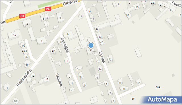 Przytoczna, Lipowa, 3, mapa Przytoczna