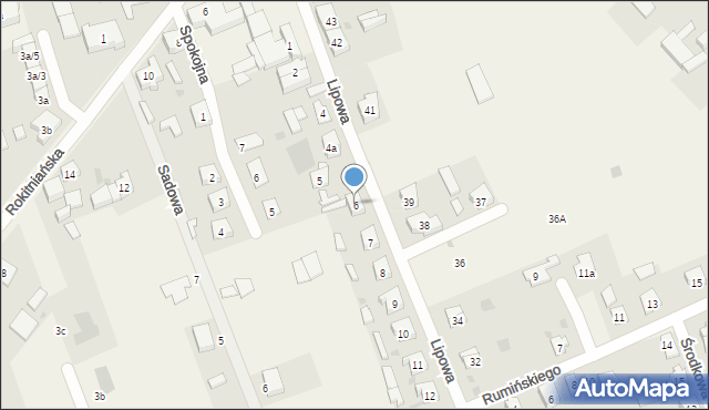 Przytoczna, Lipowa, 6, mapa Przytoczna