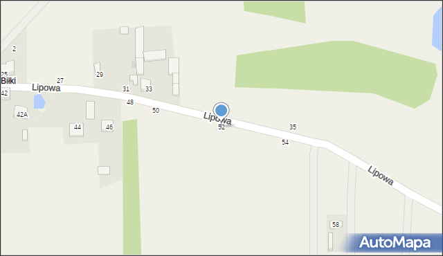 Psucin, Lipowa, 52, mapa Psucin