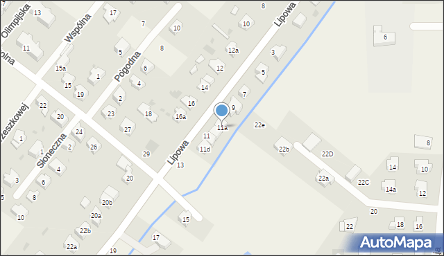 Pszczółki, Lipowa, 11a, mapa Pszczółki