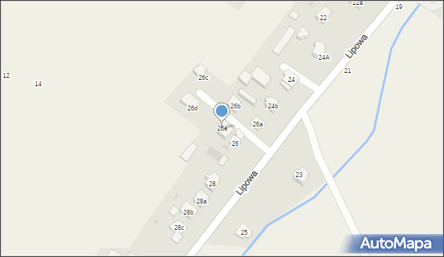 Pszczółki, Lipowa, 26e, mapa Pszczółki