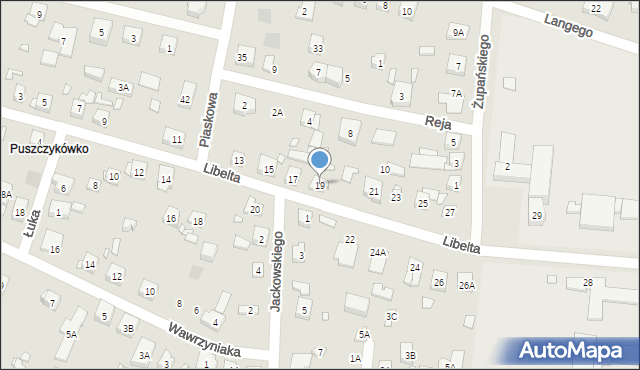 Puszczykowo, Libelta Karola, 19, mapa Puszczykowo
