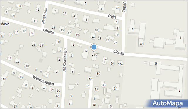 Puszczykowo, Libelta Karola, 24A, mapa Puszczykowo