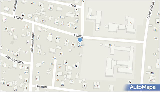 Puszczykowo, Libelta Karola, 26A, mapa Puszczykowo