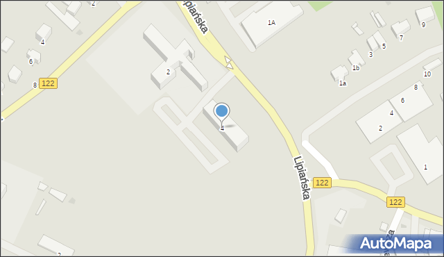 Pyrzyce, Lipiańska, 4, mapa Pyrzyce