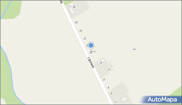 Radostków, Lipowa, 18, mapa Radostków