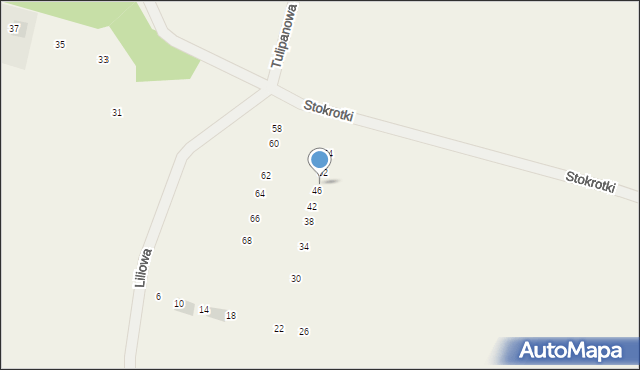 Radziszewo, Liliowa, 48, mapa Radziszewo