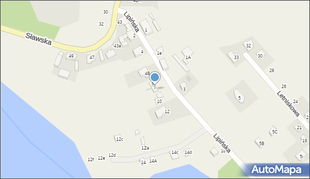 Radzyń, Lipińska, 6A, mapa Radzyń