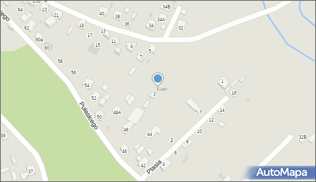 Ruda Śląska, Ligocka, 3b, mapa Rudy Śląskiej