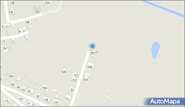 Ruda Śląska, Ligocka, 50C, mapa Rudy Śląskiej