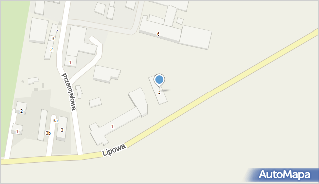 Rudno, Lipowa, 2, mapa Rudno