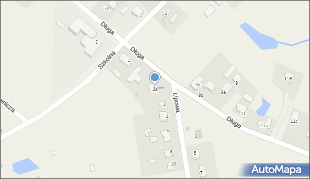 Rudzienice, Lipowa, 2a, mapa Rudzienice