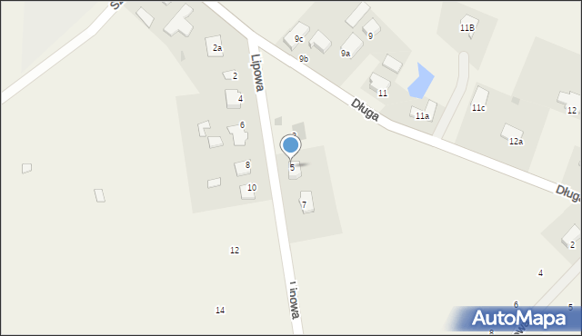 Rudzienice, Lipowa, 5, mapa Rudzienice