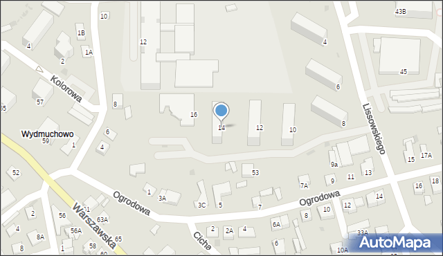 Rypin, Lissowskiego Cz., ks., 14, mapa Rypin