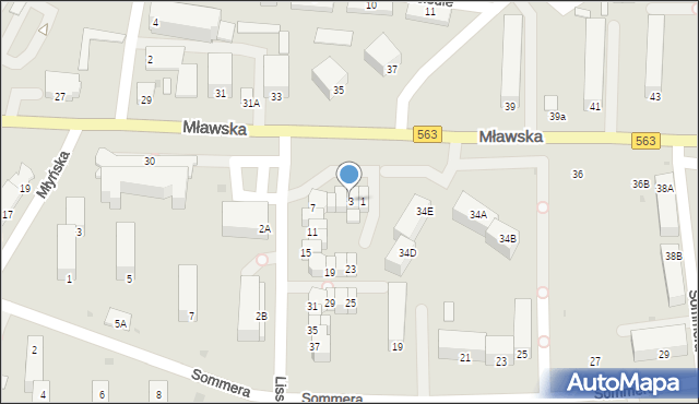 Rypin, Lissowskiego Cz., ks., 3, mapa Rypin