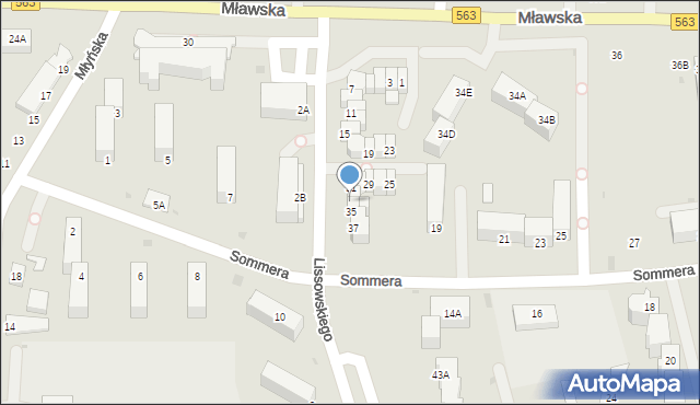 Rypin, Lissowskiego Cz., ks., 33, mapa Rypin